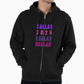 Dallas 2026 Layered Typography Big D Texas Hoodie - Graphic Print Unisex - T-Shirt, Sweatshirt, Hoodie