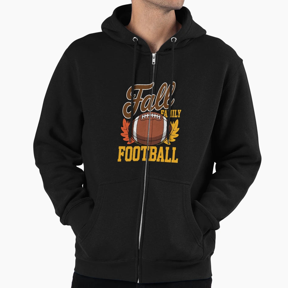 Autumn Bonds Fall Family Football Hoodie - Fun Novelty Design Men Women - T-Shirt, Sweatshirt, Hoodie