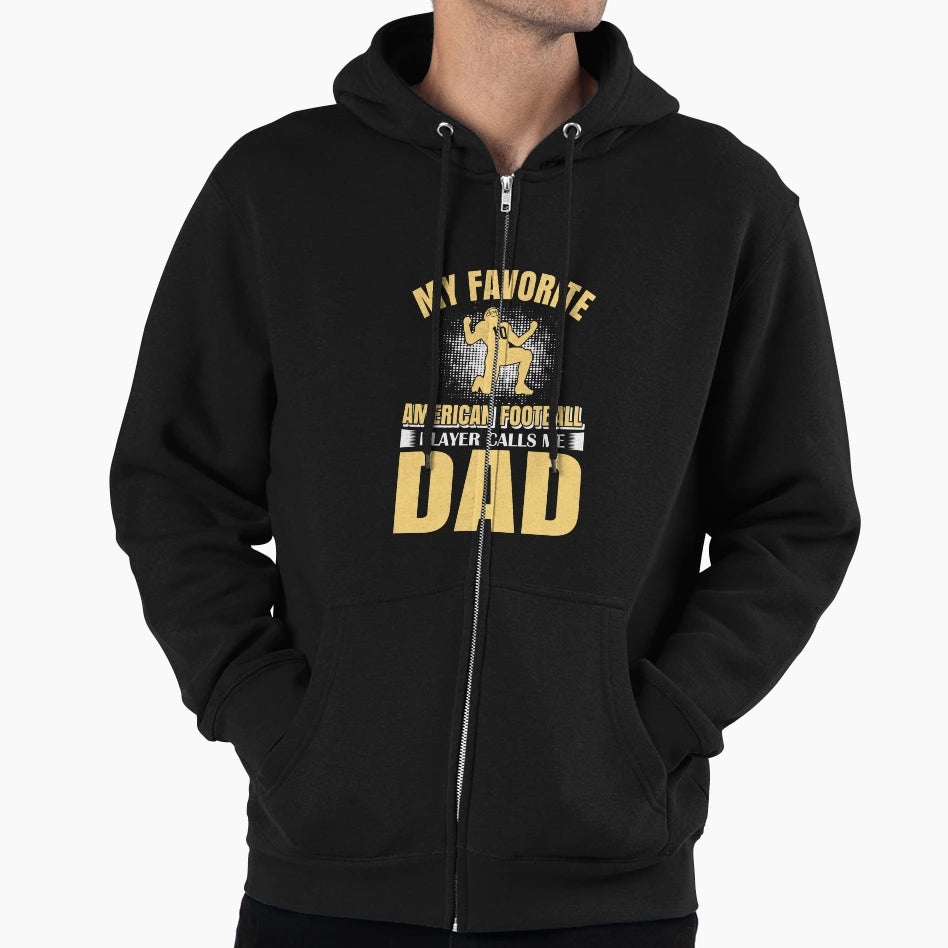 American Football Dad Hoodie - Casual Everyday Wear Men Women - T-Shirt, Sweatshirt, Hoodie
