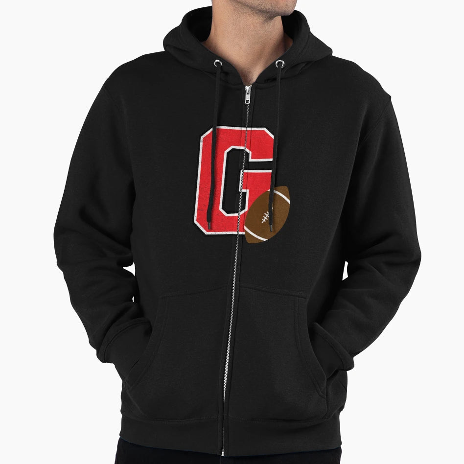 G Football Hoodie - Streetwear Style Men Women - T-Shirt, Sweatshirt, Hoodie