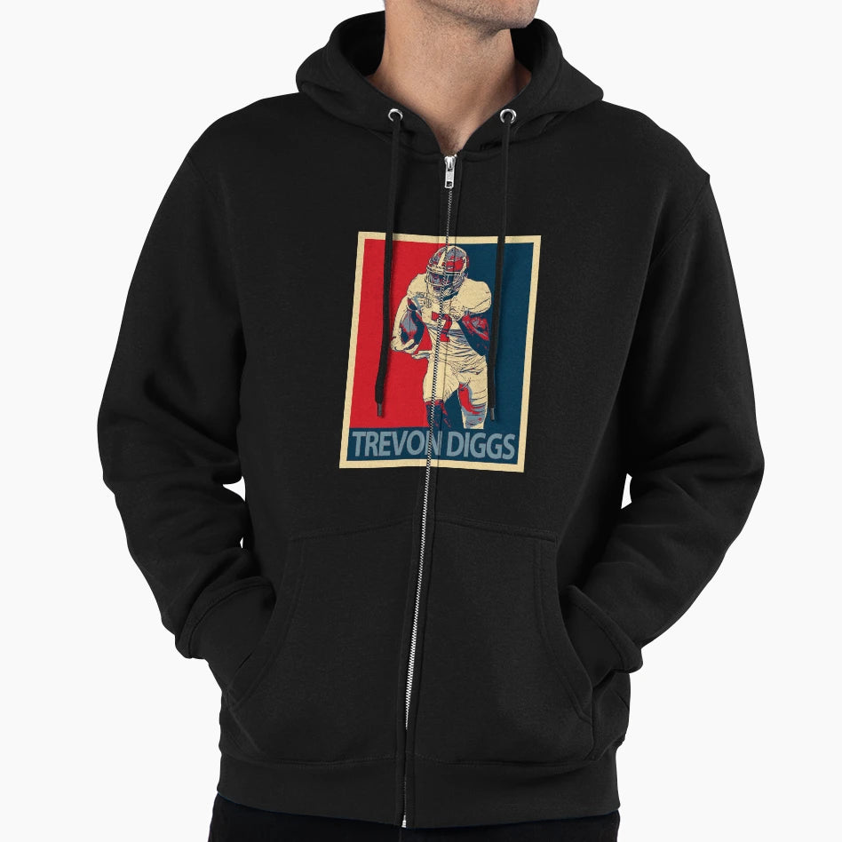 Trevon Diggs Hoodie - Casual Everyday Wear Men Women - T-Shirt, Sweatshirt, Hoodie