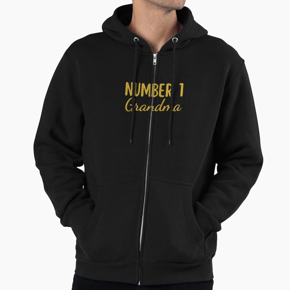 Number 1 Grandma G Hoodie - Trendy Graphic Men Women - T-Shirt, Sweatshirt, Hoodie