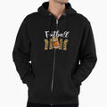 Leopard Football Mom Mothers Day Mom Hoodie - Casual Everyday Wear Unisex - T-Shirt, Sweatshirt, Hoodie