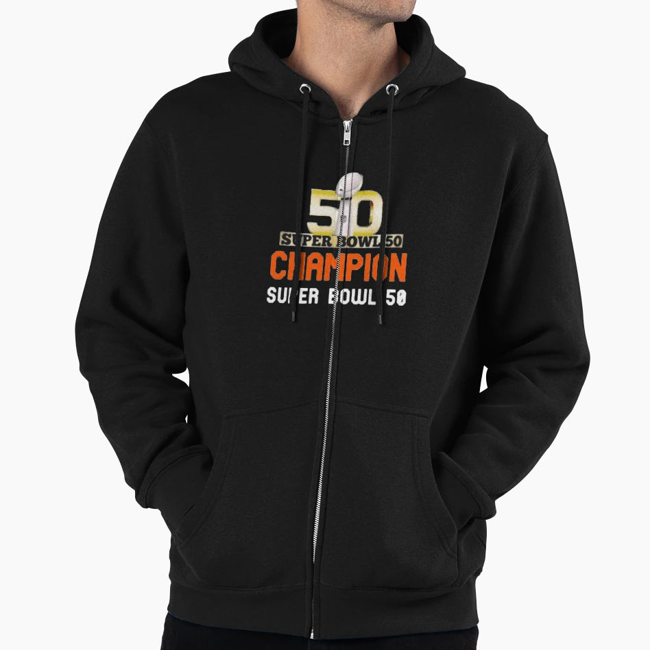 Super Bowl 50 Champions 2020 Hoodie - Casual Everyday Wear for Adults - T-Shirt, Sweatshirt, Hoodie