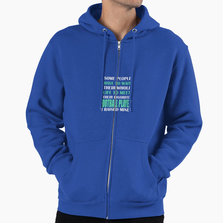 Football Player Hoodie - Graphic Print for Adults - T-Shirt, Sweatshirt, Hoodie