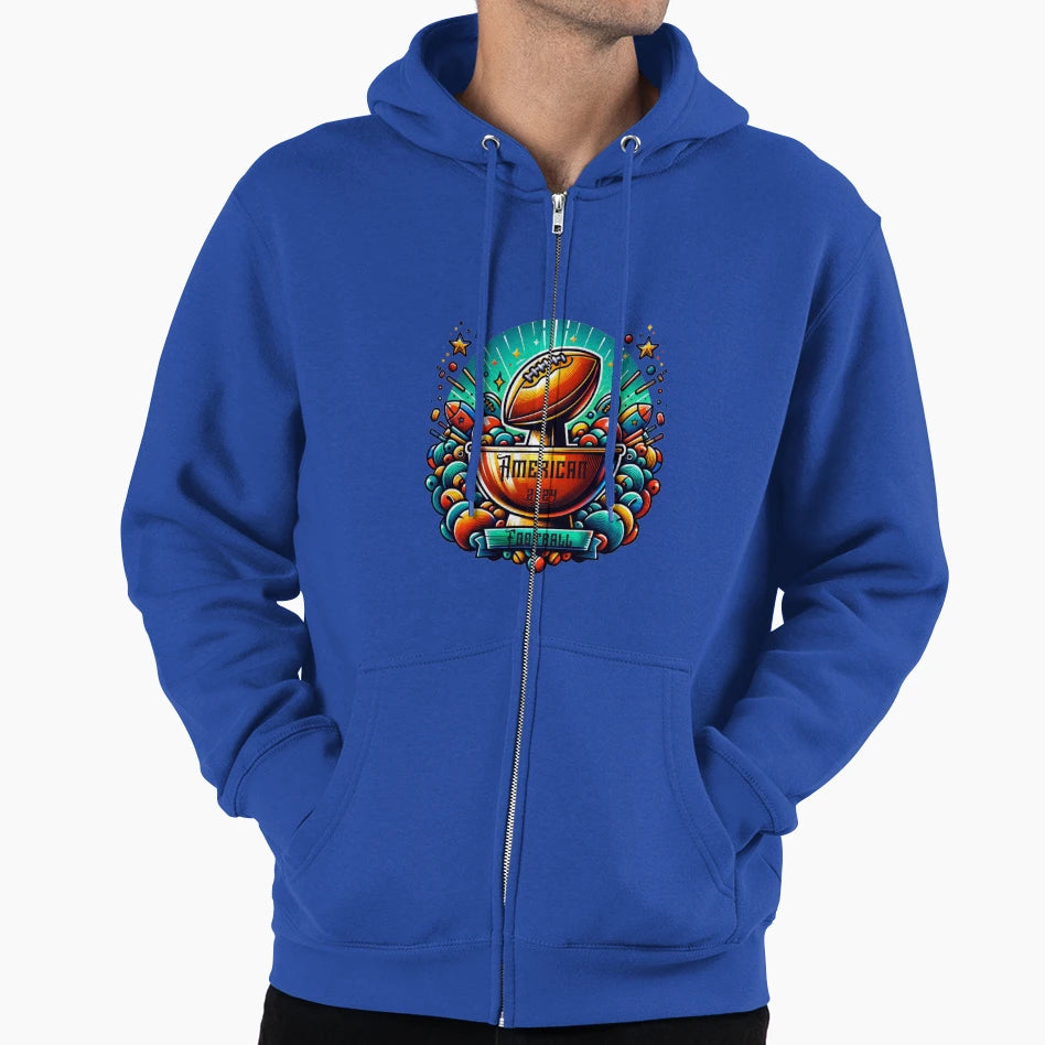 American Football Hoodie - Aesthetic Graphic for Adults - T-Shirt, Sweatshirt, Hoodie