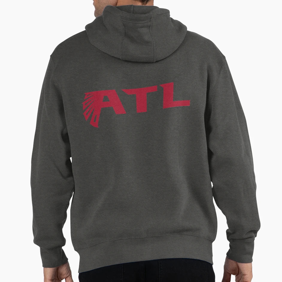 Atl Alternate Logo Hoodie - Fun Novelty Design Men Women - T-Shirt, Sweatshirt, Hoodie