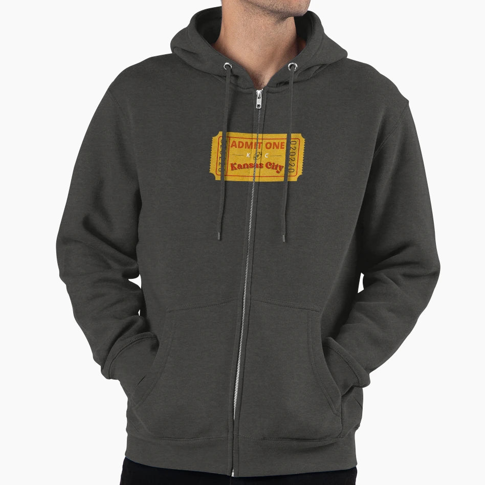 Ticket To Kansas City Red Kingdom Hoodie - Graphic Print for Adults - T-Shirt, Sweatshirt, Hoodie