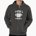 Football Dad Hoodie - Aesthetic Graphic Unisex - T-Shirt, Sweatshirt, Hoodie