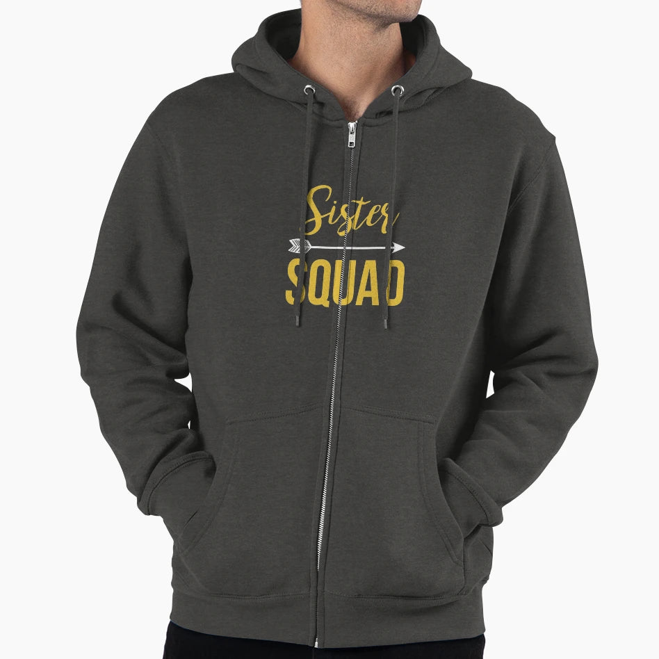Sister Squad Best Big Sister Ever Gift T-Shirt - Trendy Graphic for Adults - T-Shirt, Sweatshirt, Hoodie