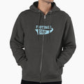 Football Dad Hoodie - Trendy Graphic Men Women - T-Shirt, Sweatshirt, Hoodie