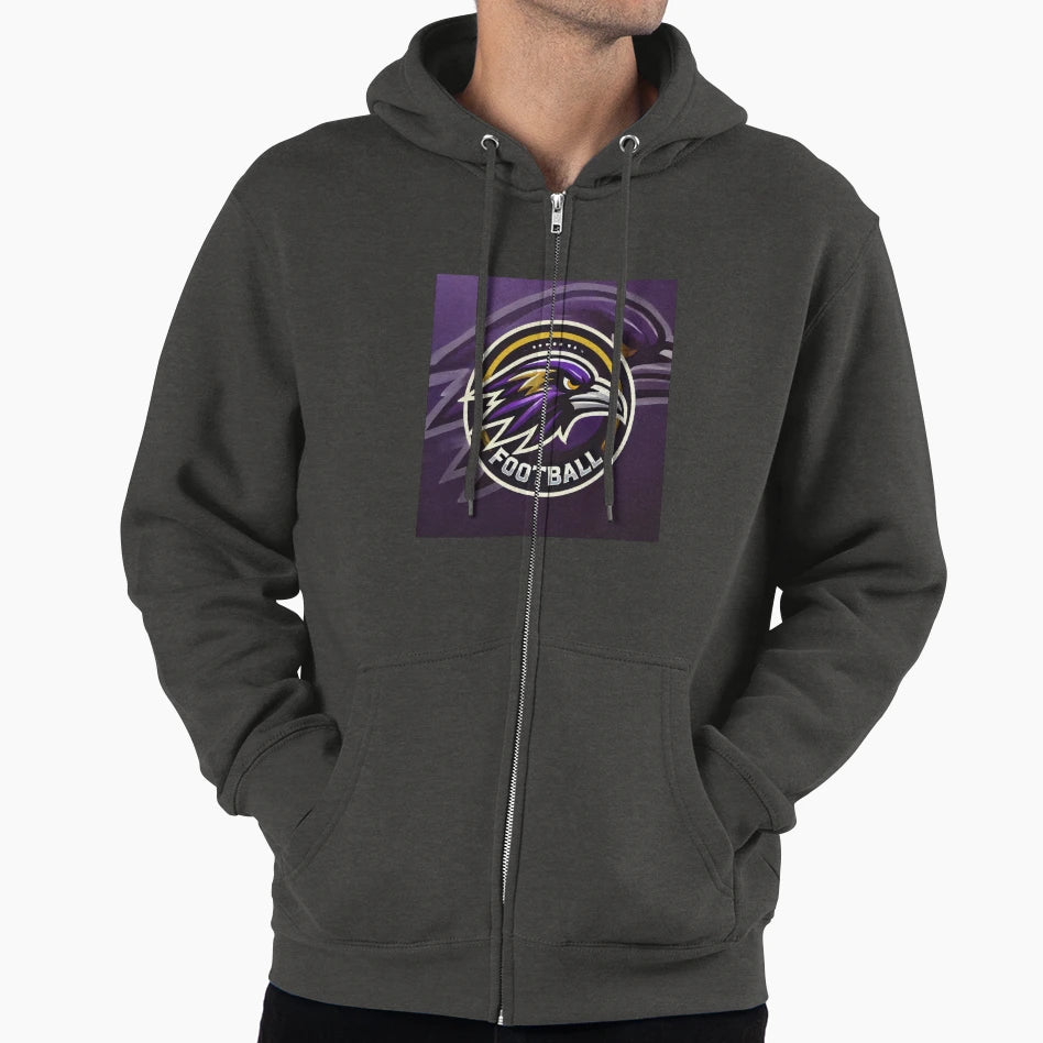 Ravens Football Hoodie - Minimalist Print Men Women - T-Shirt, Sweatshirt, Hoodie