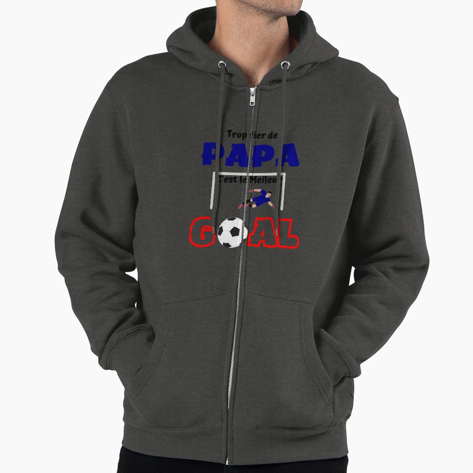 Gift Dad Goal Goalkeeper Football Hoodie - Unique Graphic Men Women - T-Shirt, Sweatshirt, Hoodie