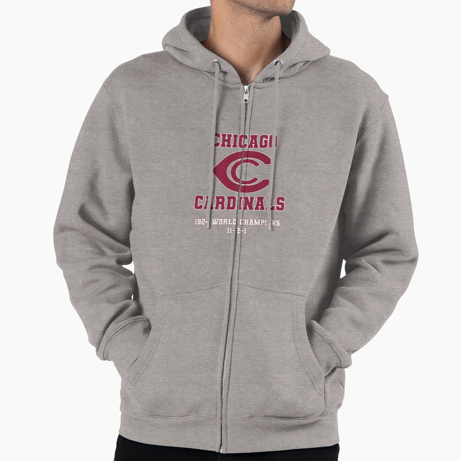 Chicago Cardinals 1924 World Champs Hoodie - Graphic Print for Adults - T-Shirt, Sweatshirt, Hoodie