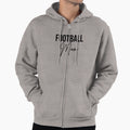 Football Mom Mother Football Player Hoodie - Minimalist Print Men Women - T-Shirt, Sweatshirt, Hoodie