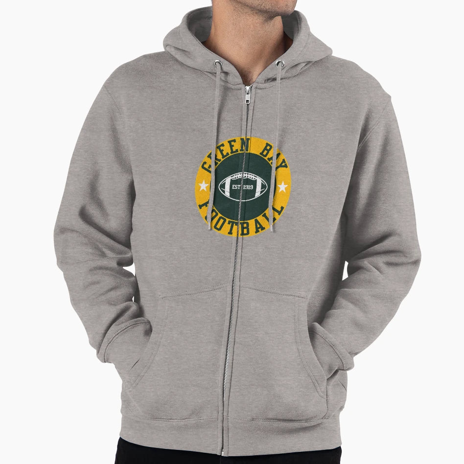Green Bay Football Hoodie - Casual Everyday Wear for Adults - T-Shirt, Sweatshirt, Hoodie