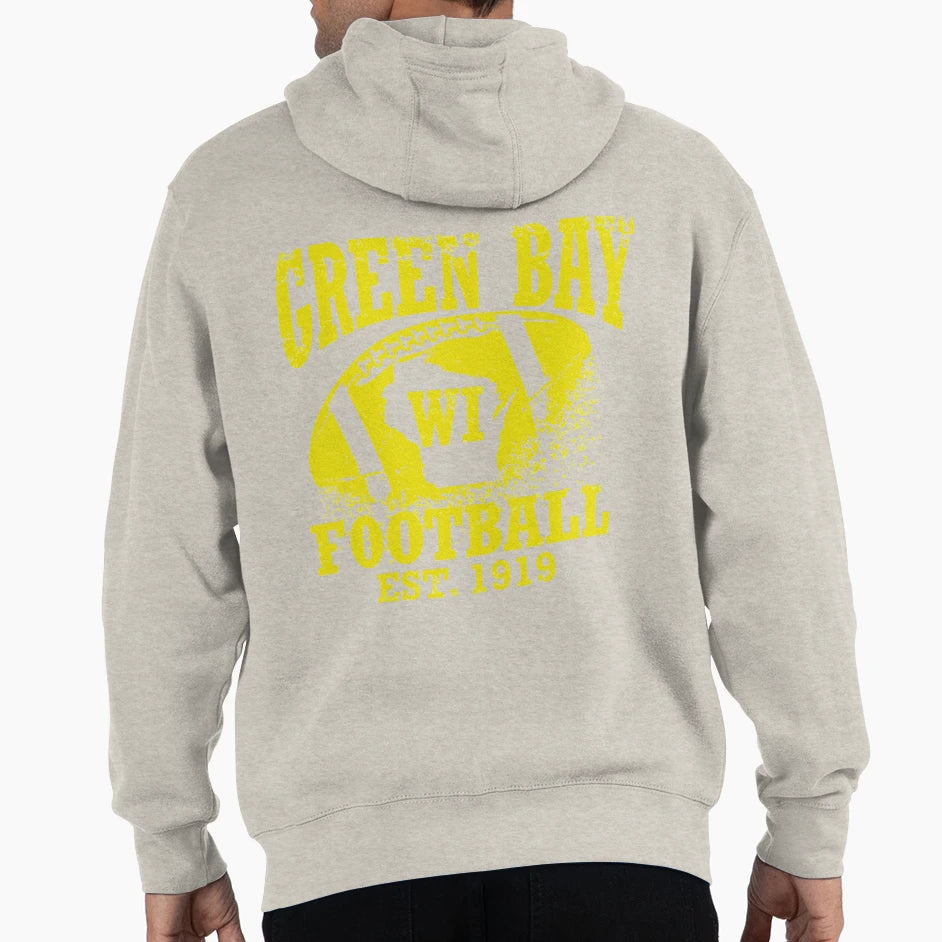 Green Bay Football Hoodie - Novelty Apparel Unisex - T-Shirt, Sweatshirt, Hoodie