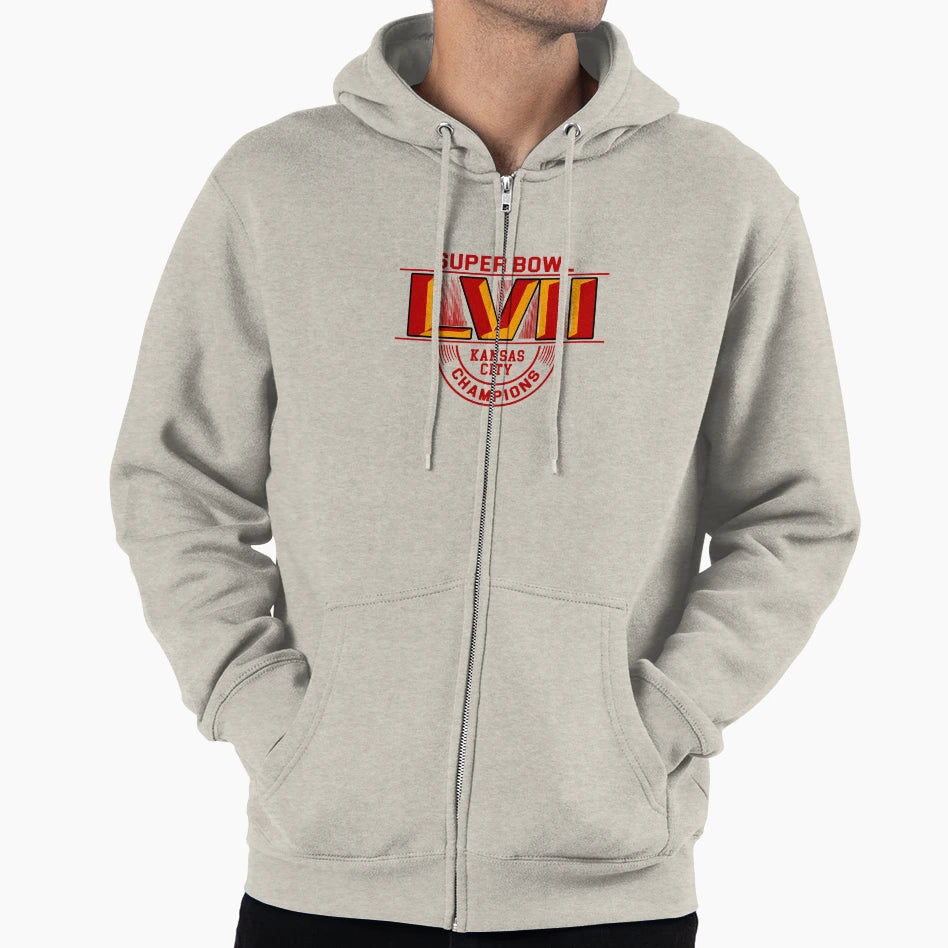 Kansas City Chiefs Super Bowl Lvii Hoodie - Custom Art Print Unisex - T-Shirt, Sweatshirt, Hoodie