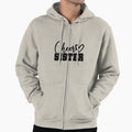 Cheer Sister Hoodie - Minimalist Print Men Women - T-Shirt, Sweatshirt, Hoodie