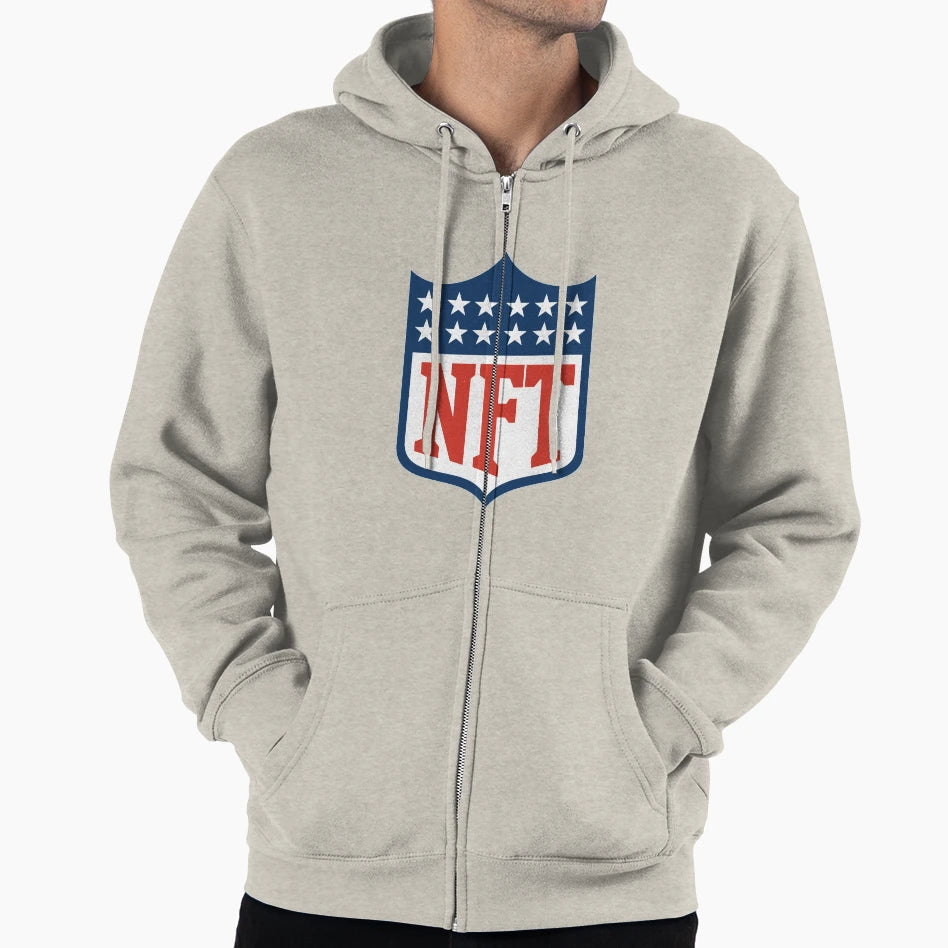 Nft Crypto Art Designed To Like Nfl Hoodie - Minimalist Print for Adults - T-Shirt, Sweatshirt, Hoodie