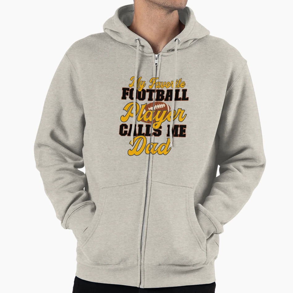 My Favorite Football Player Calls Me Hoodie - Streetwear Style for Adults - T-Shirt, Sweatshirt, Hoodie