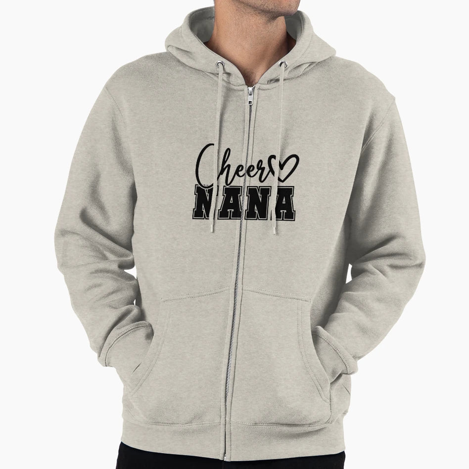 Cheer Nana Hoodie - Aesthetic Graphic Men Women - T-Shirt, Sweatshirt, Hoodie