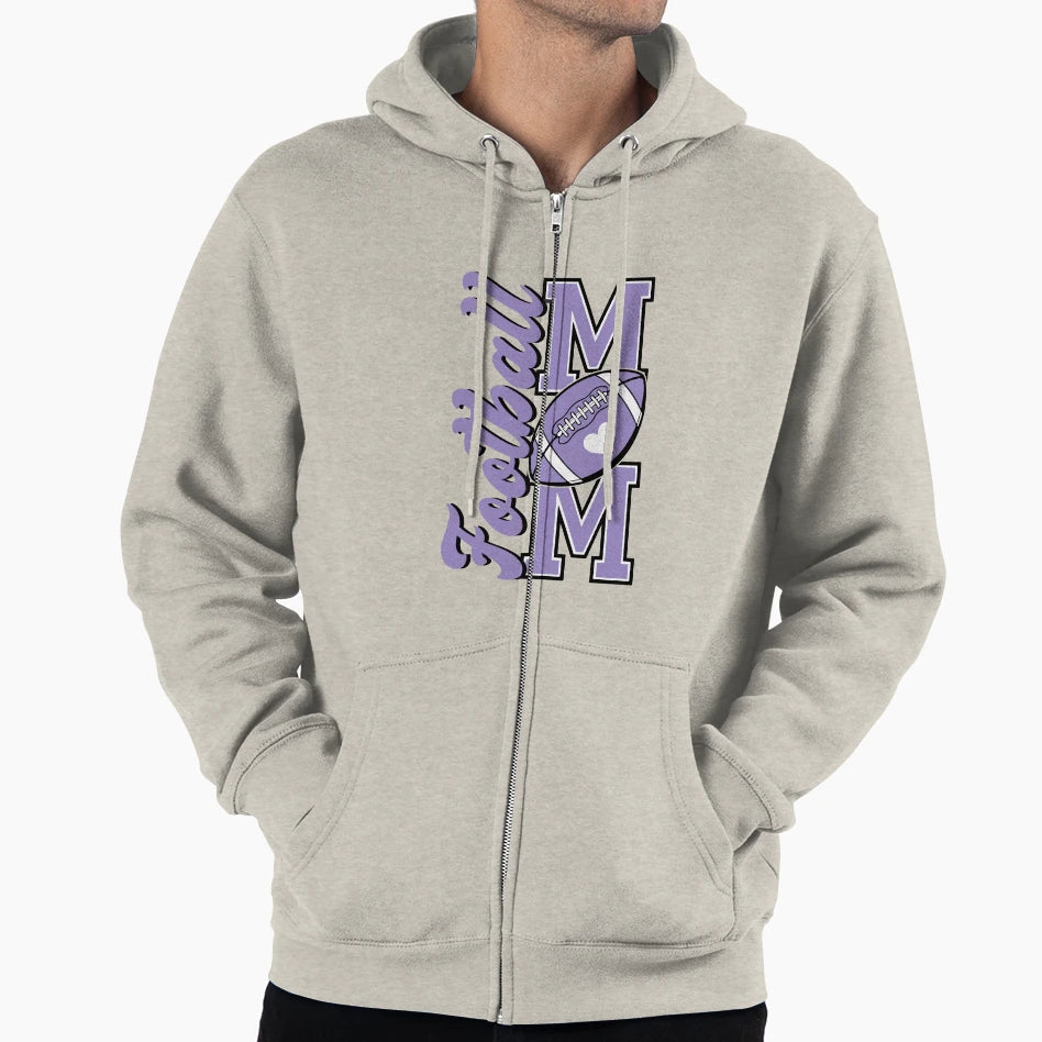 Football Mom Game Day Sports Football Gifts Hoodie - Trendy Graphic Unisex - T-Shirt, Sweatshirt, Hoodie