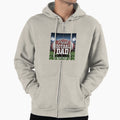 Proud Football Dad Large Football Hoodie - Custom Art Print Men Women - T-Shirt, Sweatshirt, Hoodie