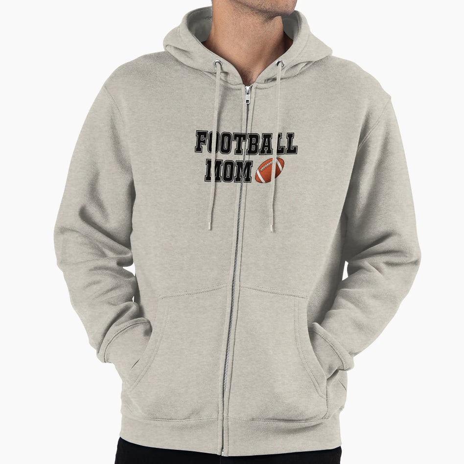 Football Mom Hoodie - Unique Graphic for Adults - T-Shirt, Sweatshirt, Hoodie