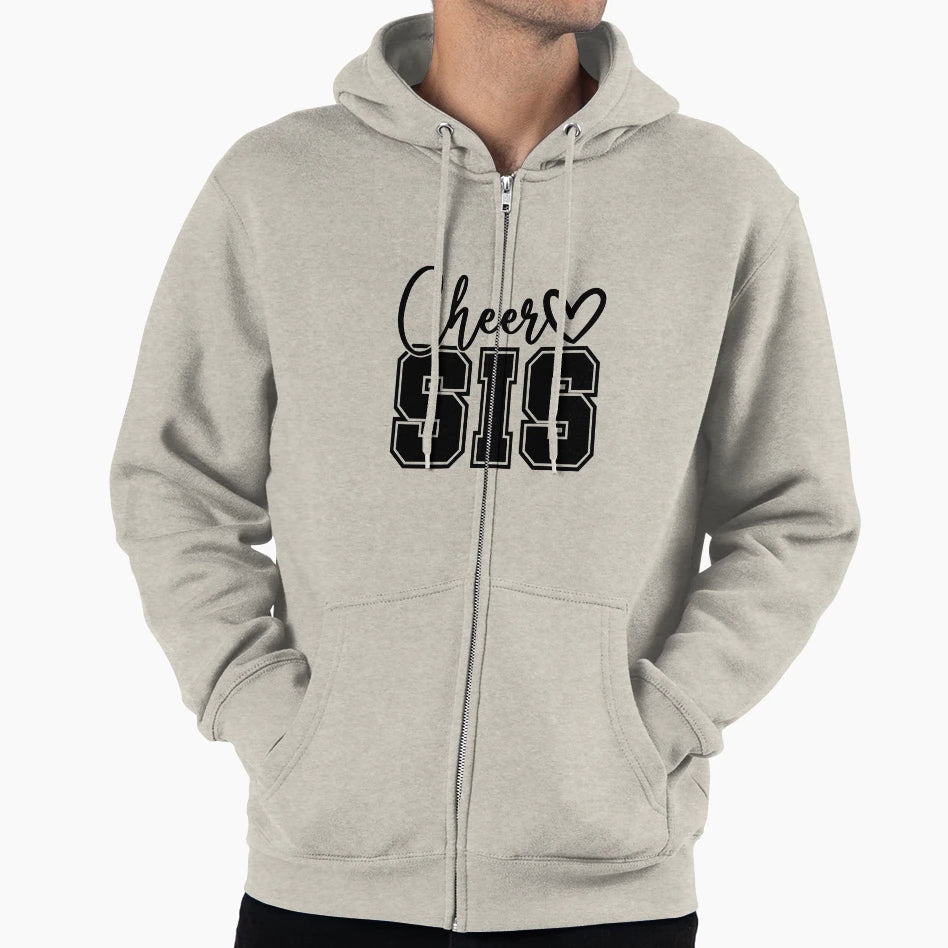 Cheer Sis Hoodie - Streetwear Style for Adults - T-Shirt, Sweatshirt, Hoodie