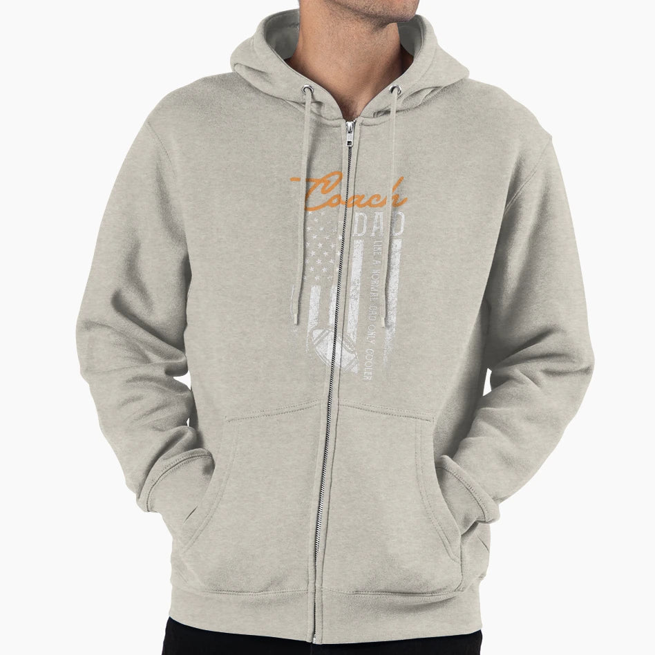 Football Coach Dad Hoodie - Fun Novelty Design Unisex - T-Shirt, Sweatshirt, Hoodie