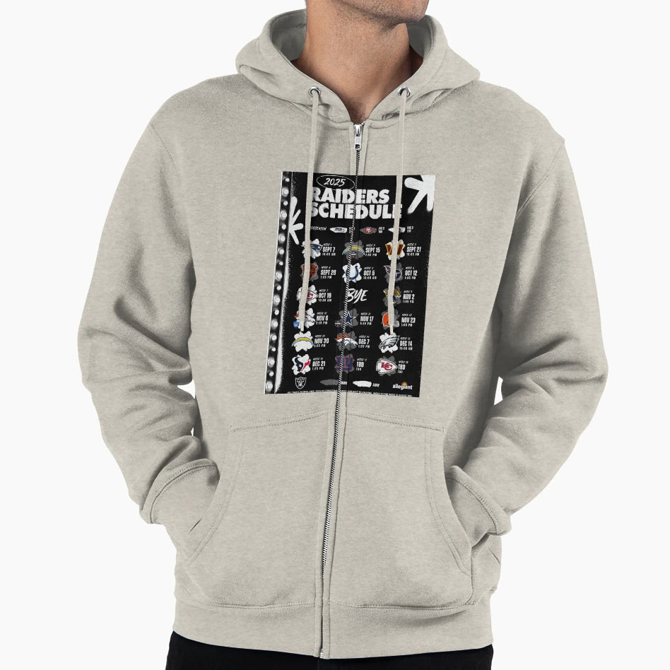 Las Vegas Raiders 2025 Football Hoodie - Custom Art Print Men Women - T-Shirt, Sweatshirt, Hoodie