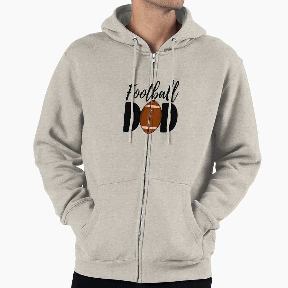 Football Dad Hoodie - Streetwear Style Men Women - T-Shirt, Sweatshirt, Hoodie