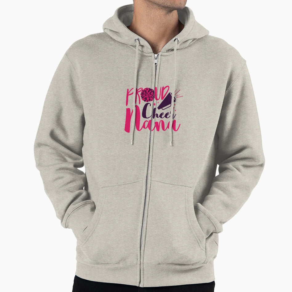 Proud Cheer Nana Cheerleading Grandma Hoodie - Novelty Apparel for Adults - T-Shirt, Sweatshirt, Hoodie
