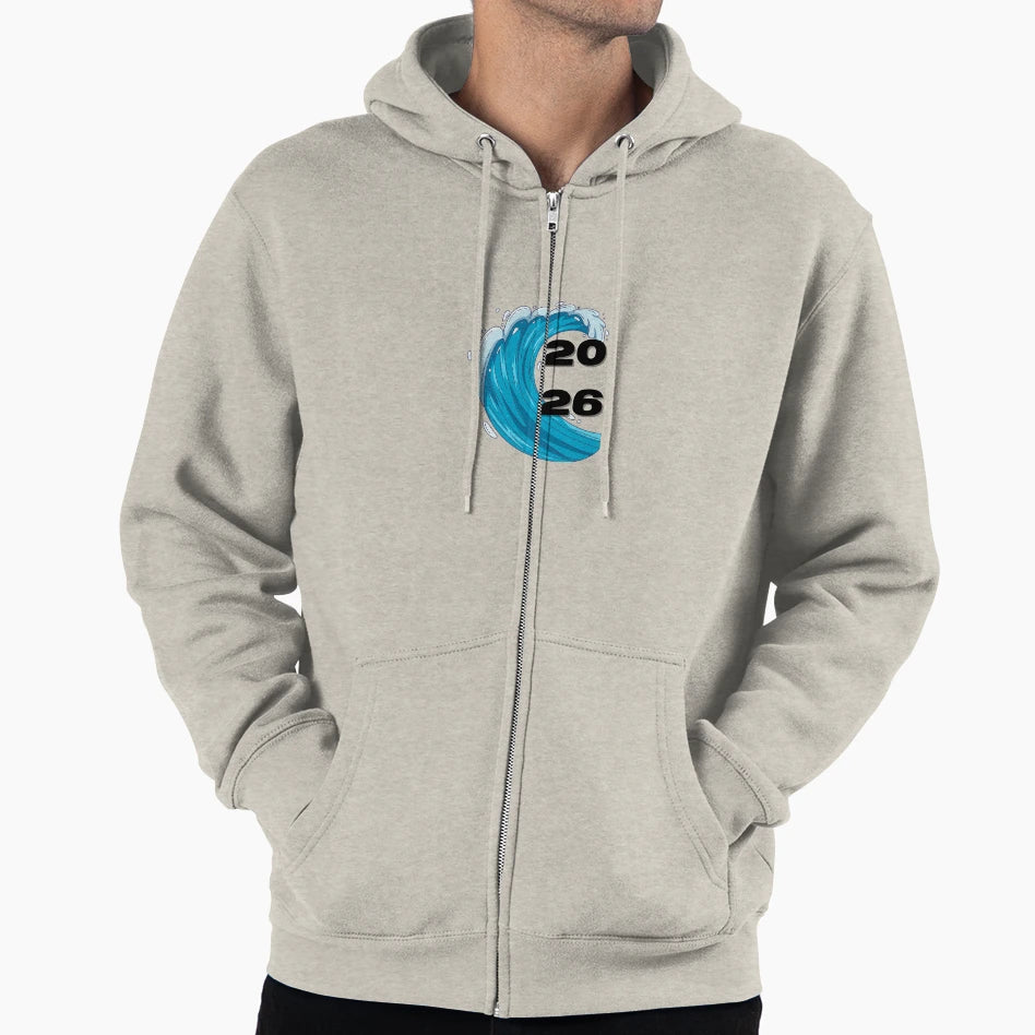 Blue Wave 2026 Hoodie - Aesthetic Graphic for Adults - T-Shirt, Sweatshirt, Hoodie