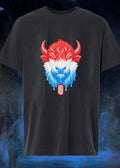 Red White Blue Melting Buffalo Popsicle - Adult & Kids T-Shirts, Sweatshirts & Hoodies apparel design preview 1