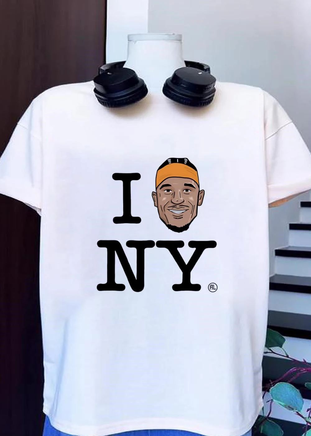 I Man Caricature Orange Headband NY - Adult & Kids T-Shirts, Sweatshirts & Hoodies apparel design preview 1