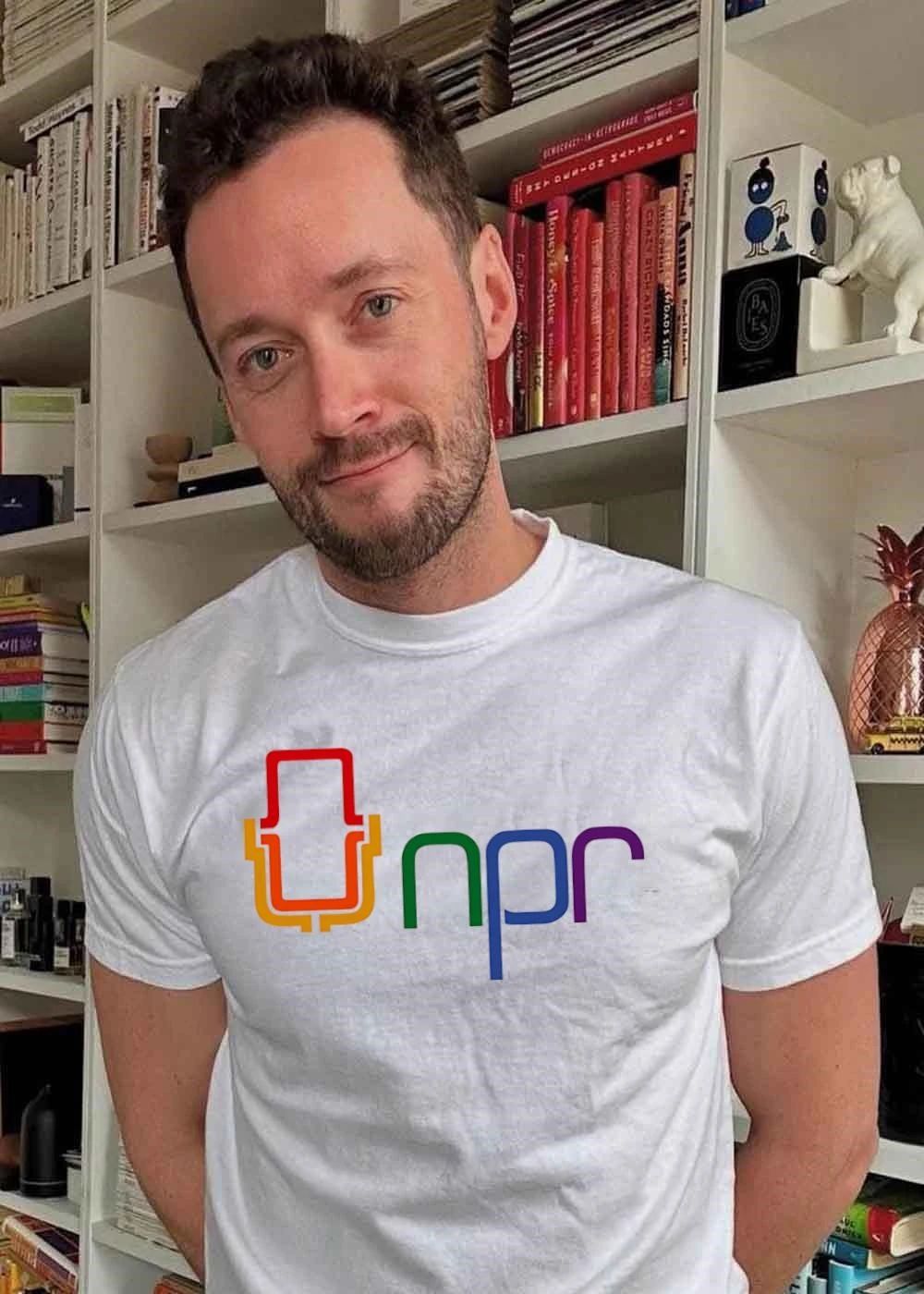 NPR Microphone Logo Journalism Future 2026 - Adult & Kids T-Shirts, Sweatshirts & Hoodies apparel design preview 2