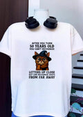 After You Turn 50 Years Old Cat Wearing Glasses - Adult & Kids T-Shirts, Sweatshirts & Hoodies apparel design preview 1
