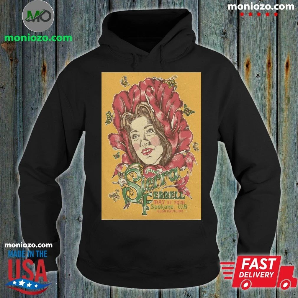 Original Sierra Ferrell May 31 2026 Gesa Pavilion in - Adult & Kids T-Shirts, Sweatshirts & Hoodies apparel design preview 2