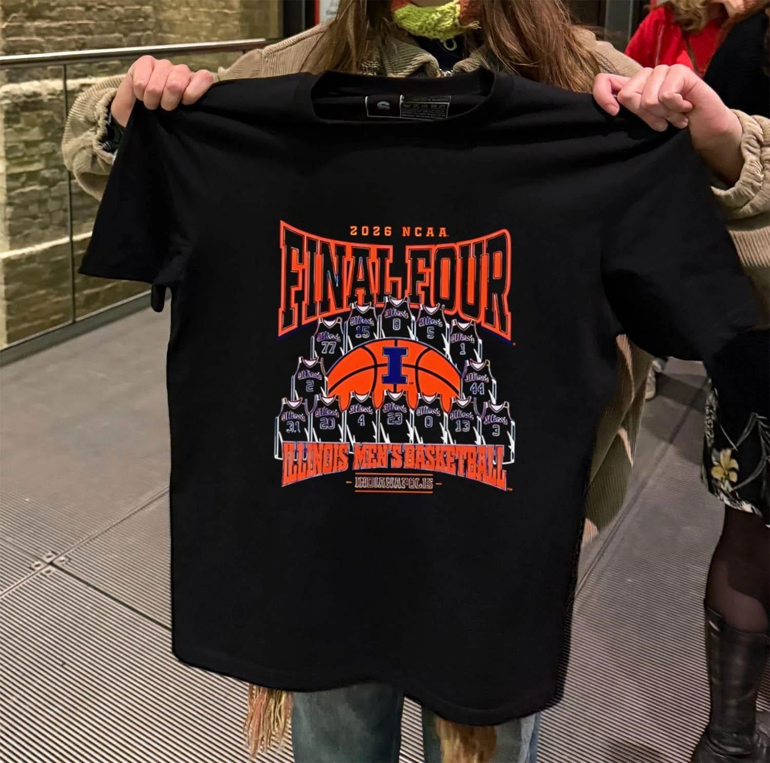 Illinois basketball 2026 final four - Adult & Kids T-Shirts, Sweatshirts & Hoodies apparel design preview 2