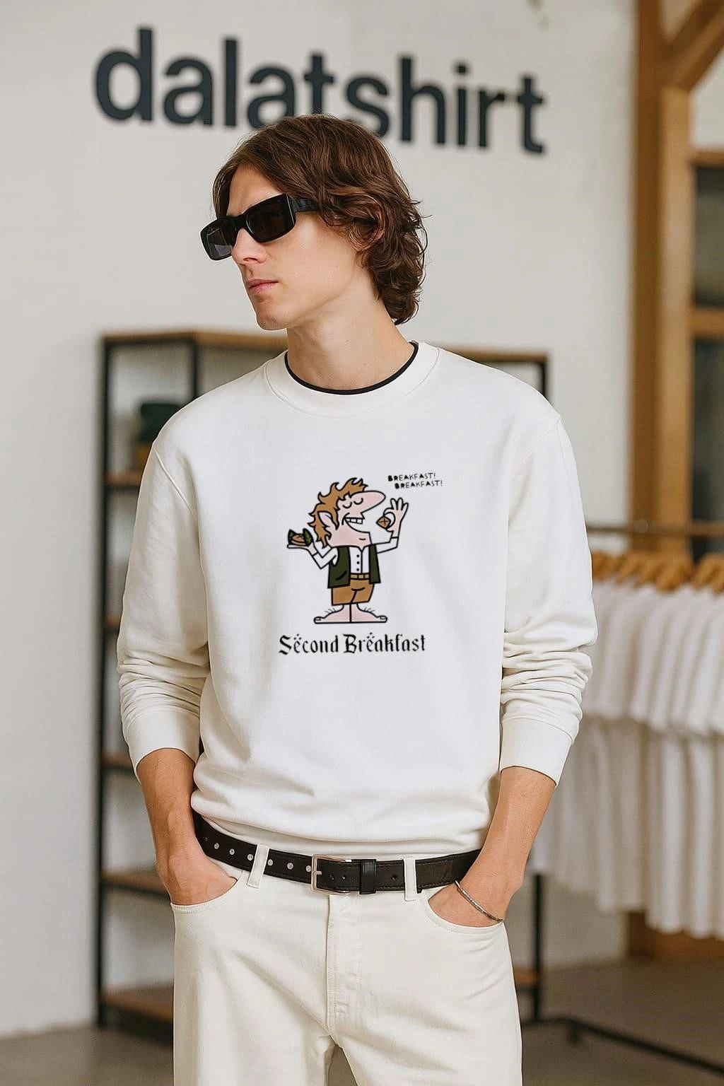Breakfast Second funny - Adult & Kids T-Shirts, Sweatshirts & Hoodies apparel design preview 2