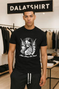 Girl Skull Mask Holding Guns Make Money Not Friends - Adult & Kids T-Shirts, Sweatshirts & Hoodies apparel design preview 1