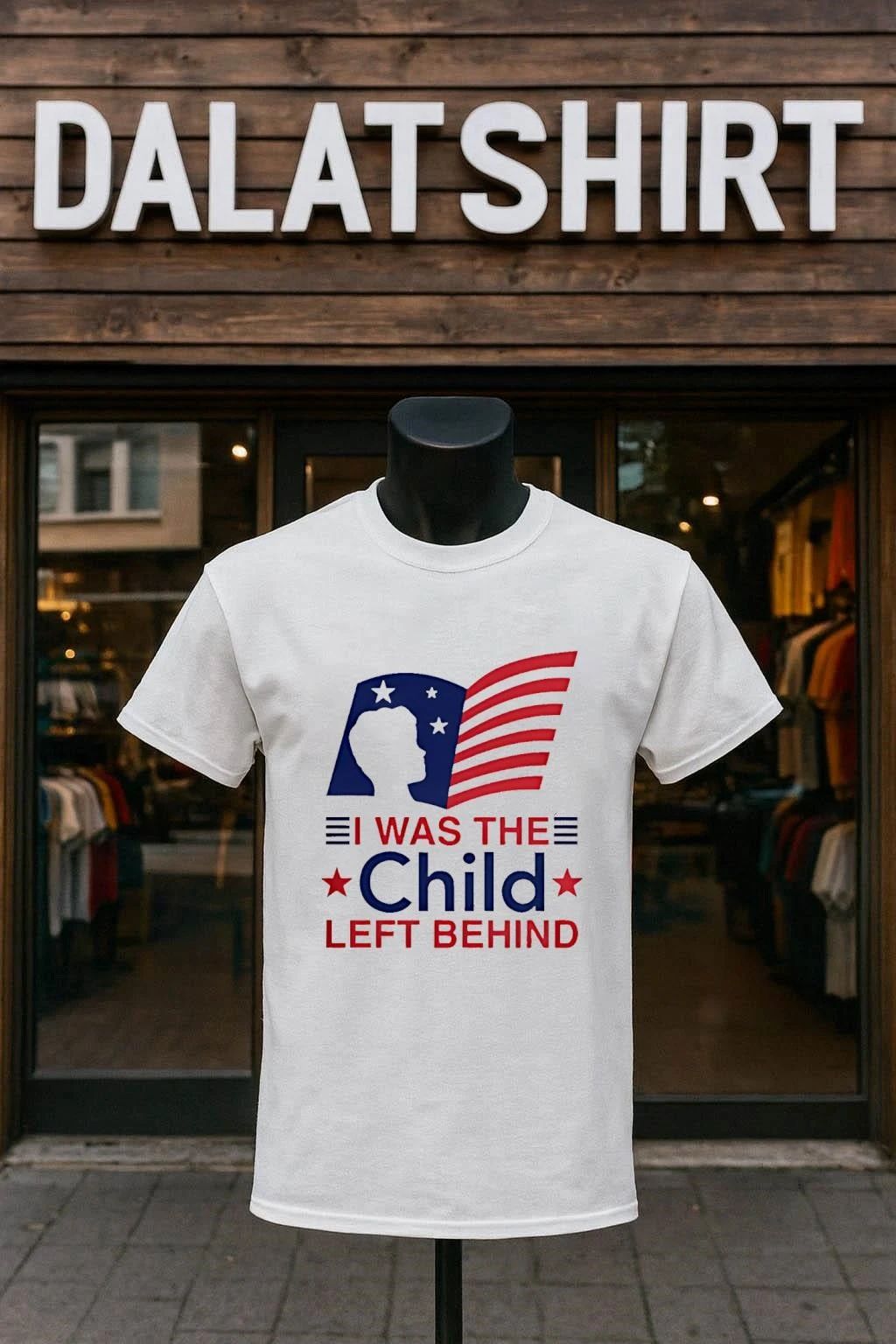 I Was The Child Left Behind - Adult & Kids T-Shirts, Sweatshirts & Hoodies apparel design preview 1