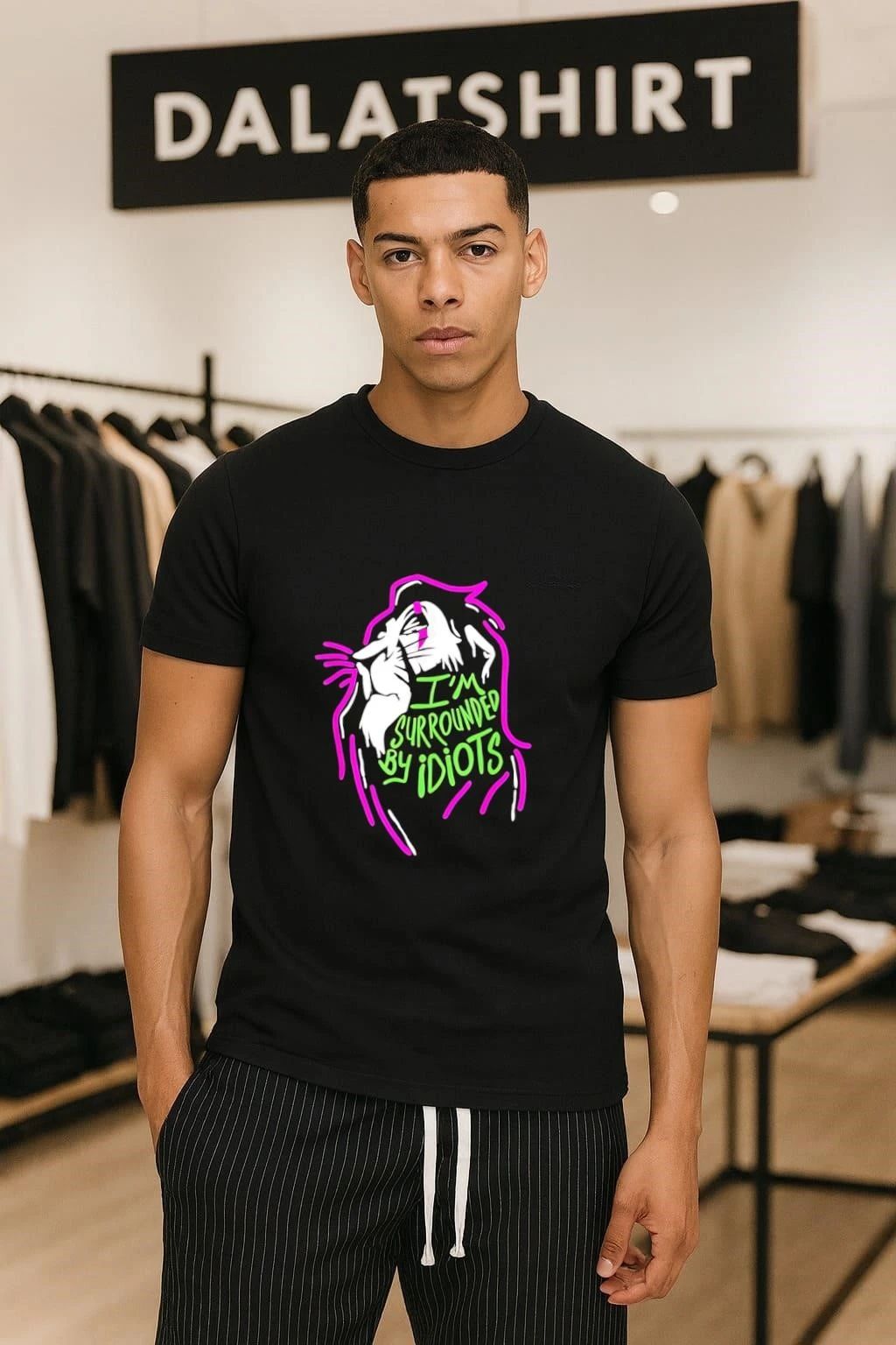 Scar i'm surrounded by idiots - Adult & Kids T-Shirts, Sweatshirts & Hoodies apparel design preview 1