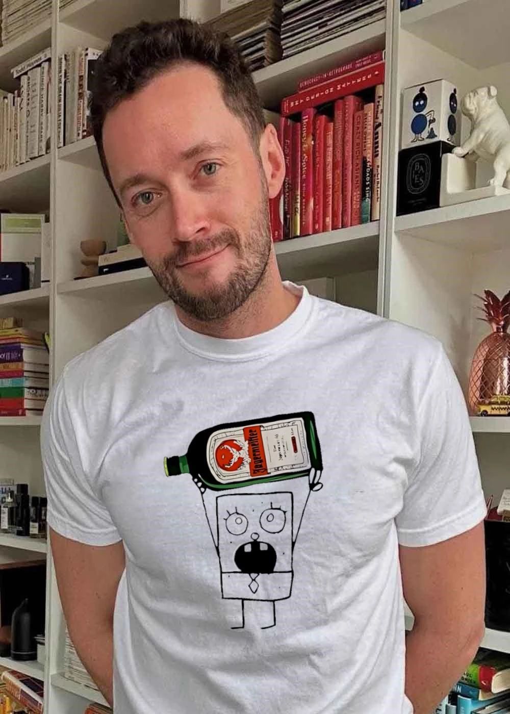 Doodlebob Jagermeister - Adult & Kids T-Shirts, Sweatshirts & Hoodies apparel design preview 2