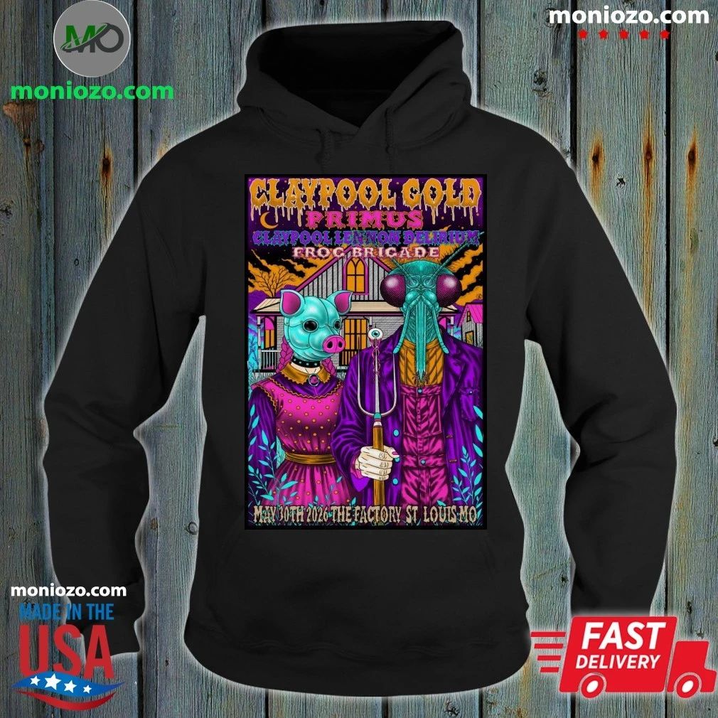 Primus Chesterfield Tour On May 30 2026 Poster - Adult & Kids T-Shirts, Sweatshirts & Hoodies apparel design preview 2