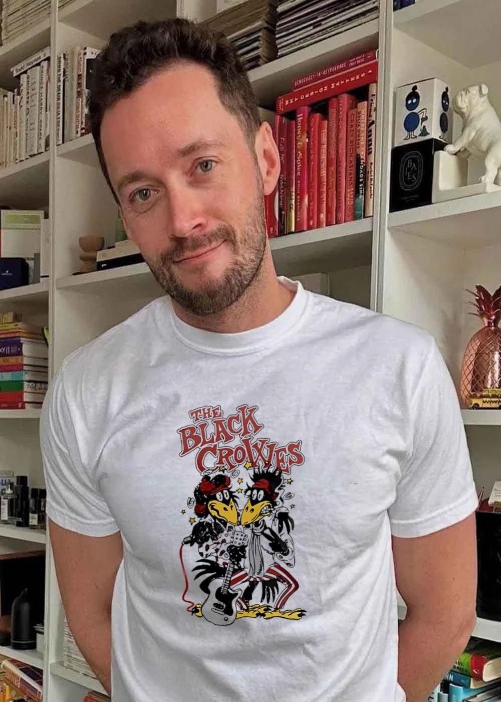 The Black Crowes Rock Band Cartoon Birds - Adult & Kids T-Shirts, Sweatshirts & Hoodies apparel design preview 2