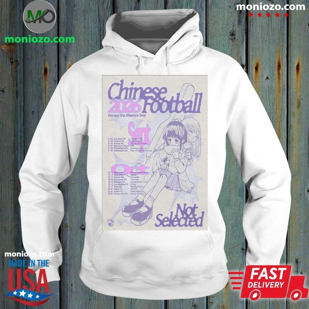 Chinese Football Band Occupy The Absence Tour 2026 - Adult & Kids T-Shirts, Sweatshirts & Hoodies apparel design preview 2