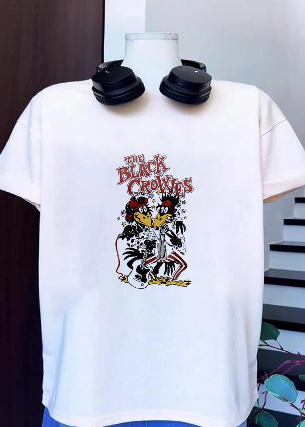 The Black Crowes Rock Band Cartoon Birds - Adult & Kids T-Shirts, Sweatshirts & Hoodies apparel design preview 1